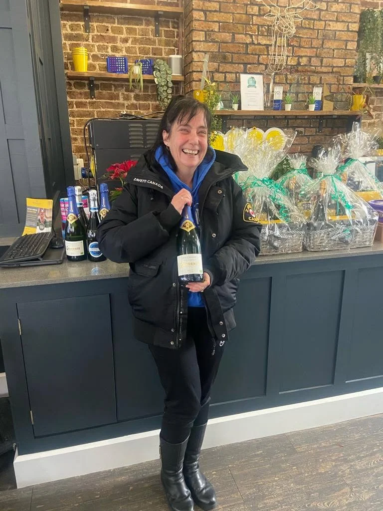 Kerry winning champagne