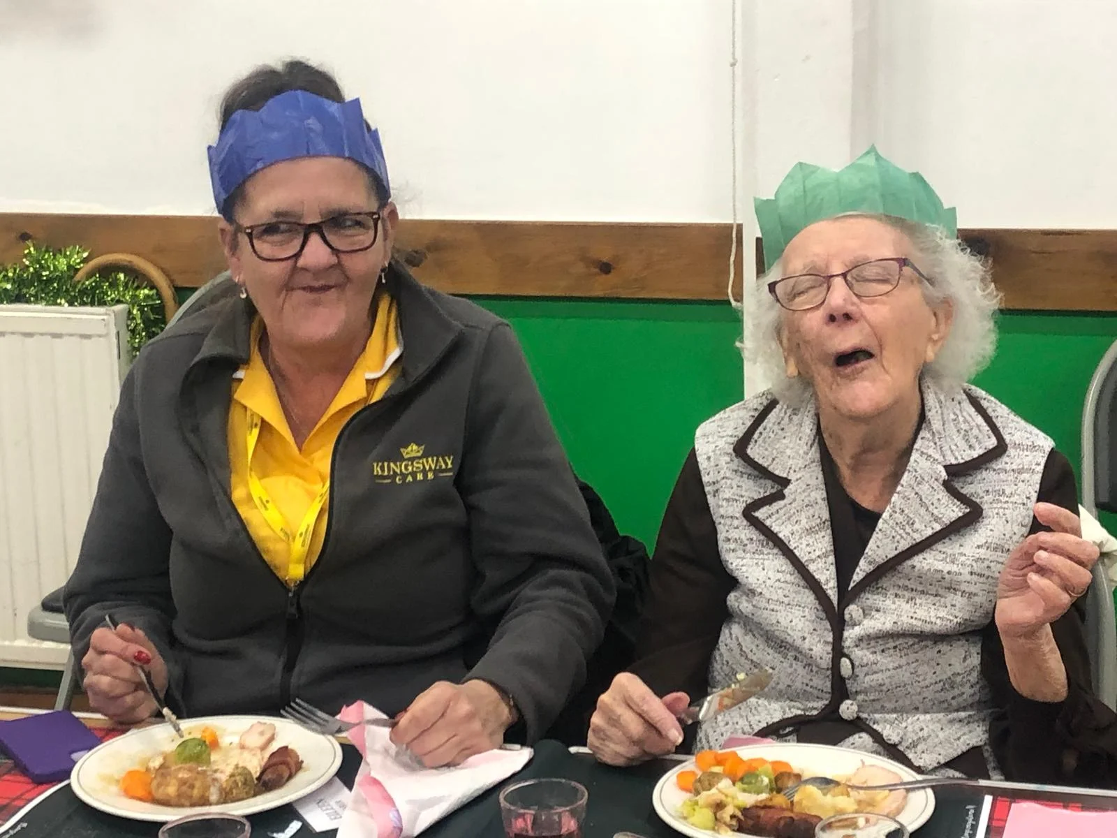 Lisa and Eileen at Food and Friendship